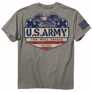 U.S. Army Shield Short Sleeve T-Shirt - NEW Fast Ship